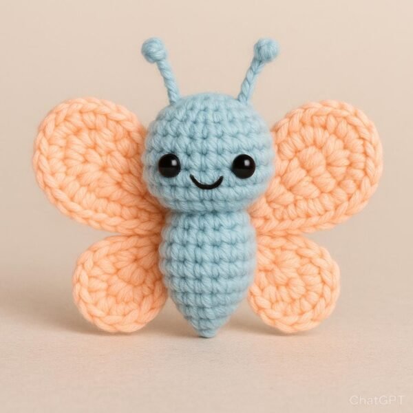 il_fullxfull.7182636835_m5ra.jpg Butterfly Crochet PDF Pattern | Amigurumi DIY Small Toy & Ornament Download