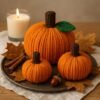 Easy Crochet Pumpkin Pattern, Textured Amigurumi PDF, Fall Halloween Decor (Beginner Friendly)