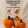 Easy Crochet Pumpkin Pattern, Textured Amigurumi PDF, Fall Halloween Decor (Beginner Friendly)