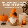Halloween Gnome Crochet Pattern, Spooky Amigurumi PDF (Digital Download)
