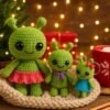 il_fullxfull.7203125720_2fkb.jpg Alien Crochet Pattern Bundle, Amigurumi Plushie, Keychain Toy (PDF Download)