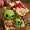 il_fullxfull.7203126526_qk22.jpg Alien Crochet Pattern Bundle, Amigurumi Plushie, Keychain Toy (PDF Download)