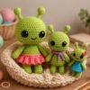 il_fullxfull.7203131610_sdlk.jpg Alien Crochet Pattern Bundle, Amigurumi Plushie, Keychain Toy (PDF Download)