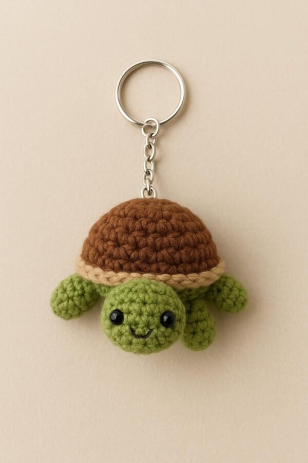Turtle Crochet Pattern PDF | Beginner-Friendly Amigurumi Keychain DIY