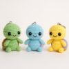 il_fullxfull.7207900559_qow6-1.jpg Mini Turtle Crochet Pattern PDF | Amigurumi Animal Keychain DIY Tutorial