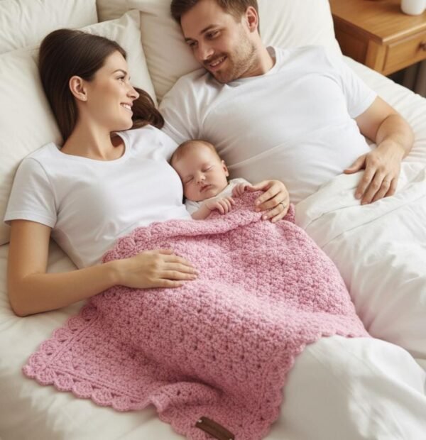 Easy Shell Stitch Crochet Baby Blanket Pattern: Beginner PDF (Digital Download