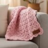 Easy Baby Blanket Crochet Pattern PDF, Shell Stitch Beginner Friendly Tutorial, Quick Digital Download