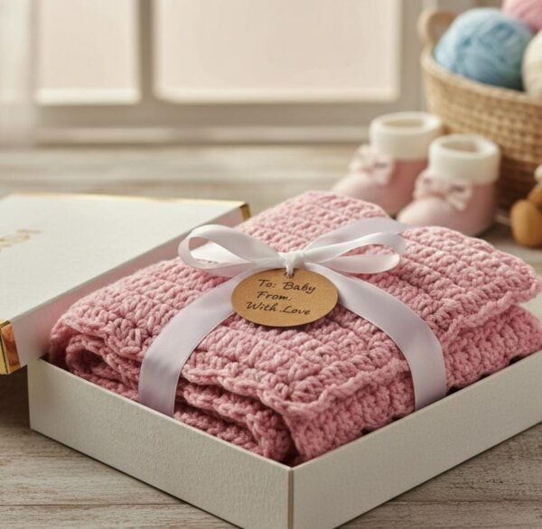 Easy Shell Stitch Crochet Baby Blanket Pattern: Beginner PDF (Digital Download