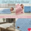 Easy Shell Stitch Crochet Baby Blanket Pattern: Beginner PDF (Digital Download