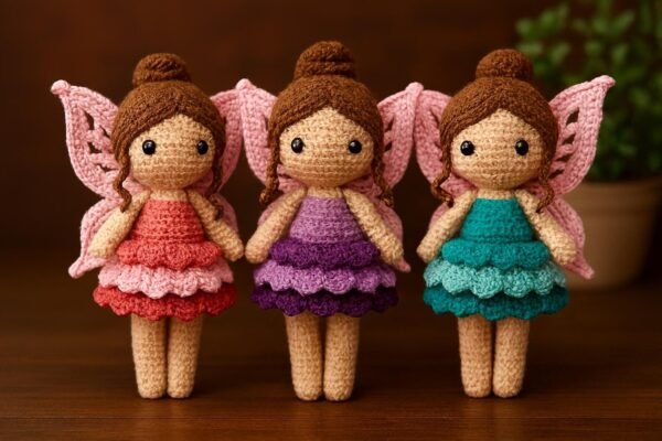 il_fullxfull.7218348978_og8z.jpg Fairy Doll Pattern PDF | Whimsical Amigurumi Fairy Tutorial | Intermediate Crochet Handmade Decor