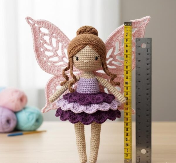 il_fullxfull.7218411106_mjta.jpg Fairy Doll Pattern PDF | Whimsical Amigurumi Fairy Tutorial | Intermediate Crochet Handmade Decor