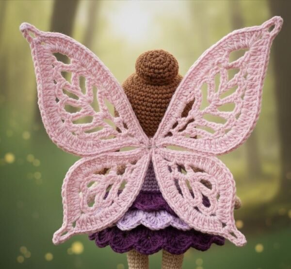 il_fullxfull.7218413298_t9u3.jpg Fairy Doll Pattern PDF | Whimsical Amigurumi Fairy Tutorial | Intermediate Crochet Handmade Decor