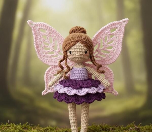 il_fullxfull.7218417356_agxv.jpg Fairy Doll Pattern PDF | Whimsical Amigurumi Fairy Tutorial | Intermediate Crochet Handmade Decor