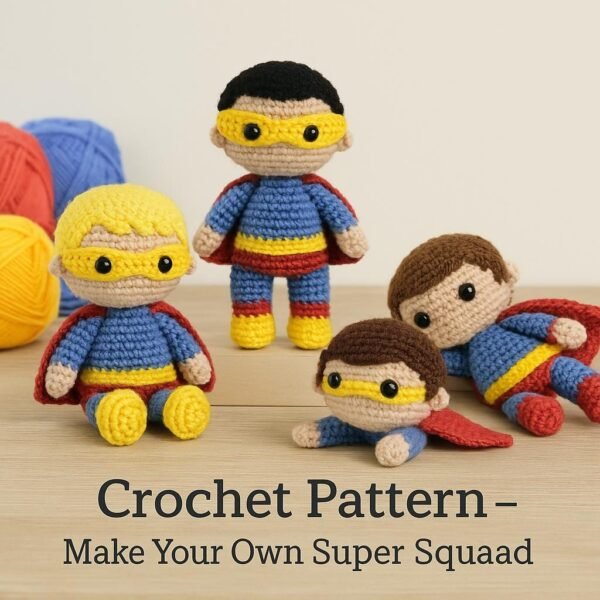 il_fullxfull.7220771005_rlc3.jpg Superhero doll crochet pattern, amigurumi PDF tutorial, easy printable pattern
