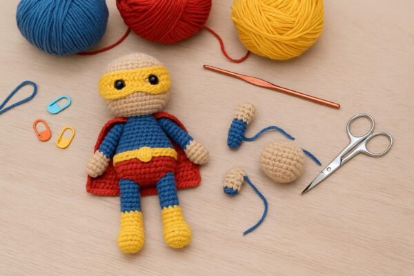 il_fullxfull.7220772011_svj1.jpg Superhero doll crochet pattern, amigurumi PDF tutorial, easy printable pattern