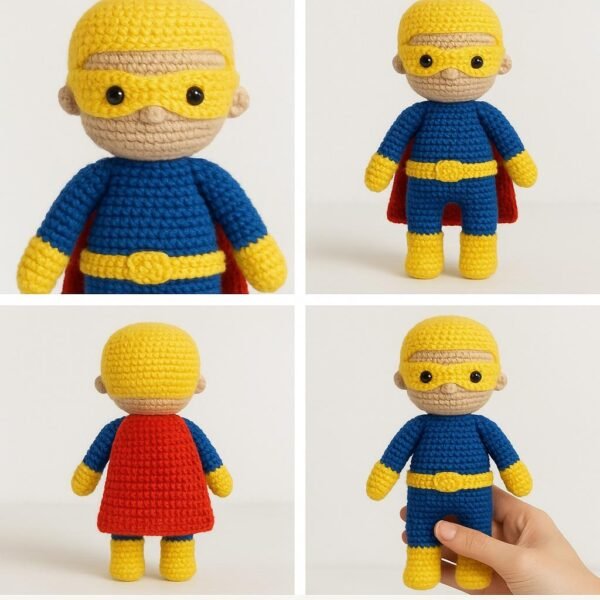 il_fullxfull.7220772193_of2o.jpg Superhero doll crochet pattern, amigurumi PDF tutorial, easy printable pattern