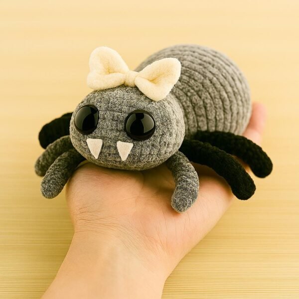 il_fullxfull.7222751406_93hw.jpg Crochet Spider Plush Pattern PDF β Amigurumi Halloween Toy, Soft Stuffed Animal, Beginner Friendly