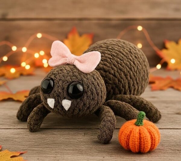 il_fullxfull.7222751632_5p0b.jpg Crochet Spider Plush Pattern PDF β Amigurumi Halloween Toy, Soft Stuffed Animal, Beginner Friendly