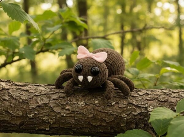 il_fullxfull.7222756350_5wkw.jpg Crochet Spider Plush Pattern PDF β Amigurumi Halloween Toy, Soft Stuffed Animal, Beginner Friendly