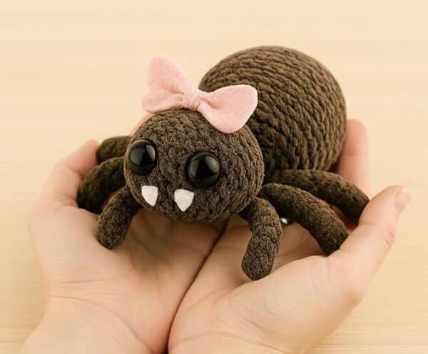 il_fullxfull.7222759042_jzoe.jpg Crochet Spider Plush Pattern PDF β Amigurumi Halloween Toy, Soft Stuffed Animal, Beginner Friendly