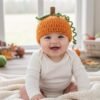 il_fullxfull.7227345158_s2oj.jpg Baby Pumpkin Hat Crochet Pattern, Newborn to Child Sizes, Fall Beanie (PDF Download)