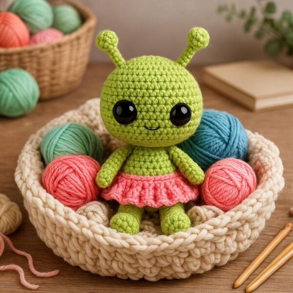 il_fullxfull.7251104557_tolb.jpg Alien Crochet Pattern Bundle, Amigurumi Plushie, Keychain Toy (PDF Download)