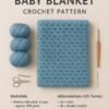 Easy Shell Stitch Crochet Baby Blanket Pattern: Beginner PDF (Digital Download