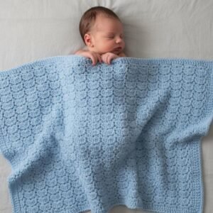 il_fullxfull.7254971505_lagu.jpg Easy Shell Stitch Crochet Baby Blanket Pattern: Beginner PDF (Digital Download