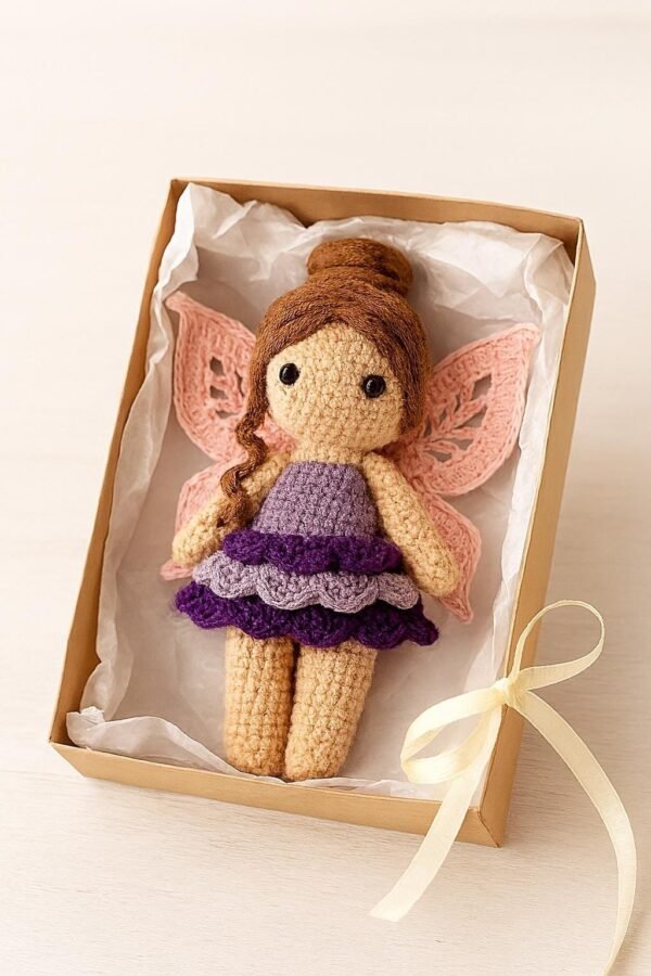 il_fullxfull.7266378181_fb75.jpg Fairy Doll Pattern PDF | Whimsical Amigurumi Fairy Tutorial | Intermediate Crochet Handmade Decor