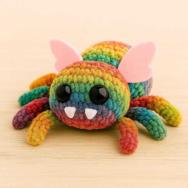 il_fullxfull.7270711469_i2jy.jpg Crochet Spider Plush Pattern PDF β Amigurumi Halloween Toy, Soft Stuffed Animal, Beginner Friendly