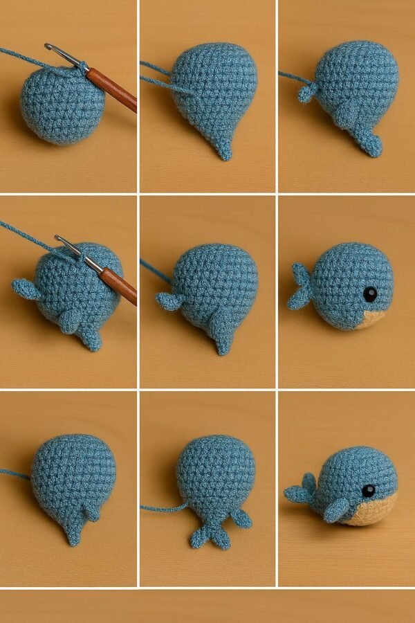 il_fullxfull.7283320868_7jo3.jpg Whale Crochet Pattern PDF | Beginner Friendly No-Sew Amigurumi Plush DIY