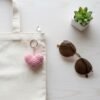 Heart Crochet Keychain Pattern PDF, Beginner Amigurumi Tutorial, Small Stuffed Plush  Gift