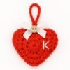 Heart Crochet Keychain Pattern PDF, Beginner Amigurumi Tutorial, Small Stuffed Plush  Gift