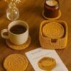 il_fullxfull.7289406570_9azt.jpg Crochet Coaster Pattern with Holder PDF, Flower Coaster Set, Beginner Friendly