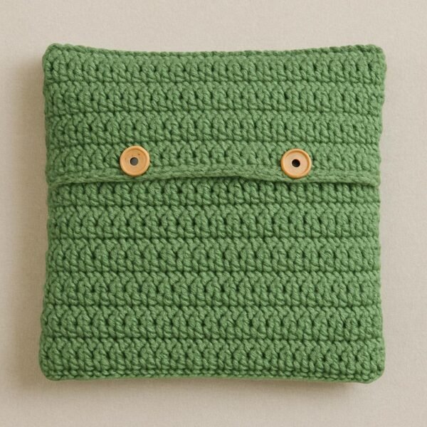 Chunky Crochet Cushion Pattern PDF | Modern Throw Pillow DIY | Beginner Home Decor Design