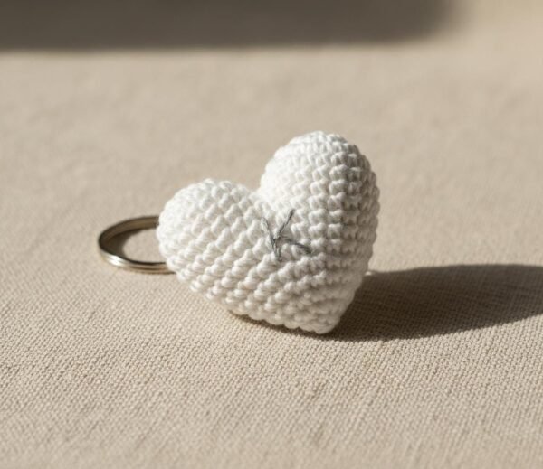 il_fullxfull.7333292769_csvf.jpg Heart Crochet Keychain Pattern PDF, Beginner Amigurumi Tutorial, Small Stuffed Plush Gift