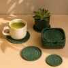 il_fullxfull.7337357235_2236.jpg Crochet Coaster Pattern with Holder PDF, Flower Coaster Set, Beginner Friendly