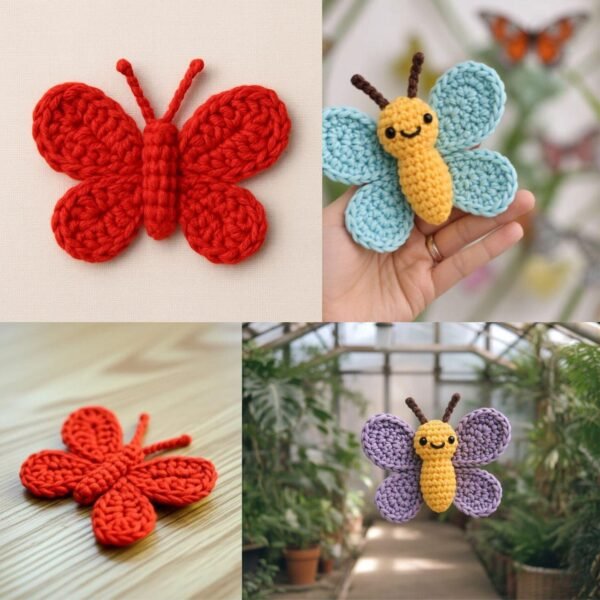 Crochet Butterfly Pattern Bundle | 2 PDF Patterns | Amigurumi Butterfly