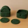 il_fullxfull.7340233763_m3rg.jpg Crochet Coaster Pattern with Holder PDF, Flower Coaster Set, Beginner Friendly