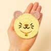 Crochet Cat Coaster Pattern, Beginner Friendly Kitty Mug Rug (PDF Download)