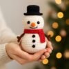 Cozy Snow Friend Crochet Pattern PDF | Amigurumi Snowman