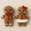 il_fullxfull.7375681830_me5e.jpg Gingerbread Man & Woman Crochet Pattern | Christmas Amigurumi Ornament | Easy Gingerbread Couple PDF Tutorial
