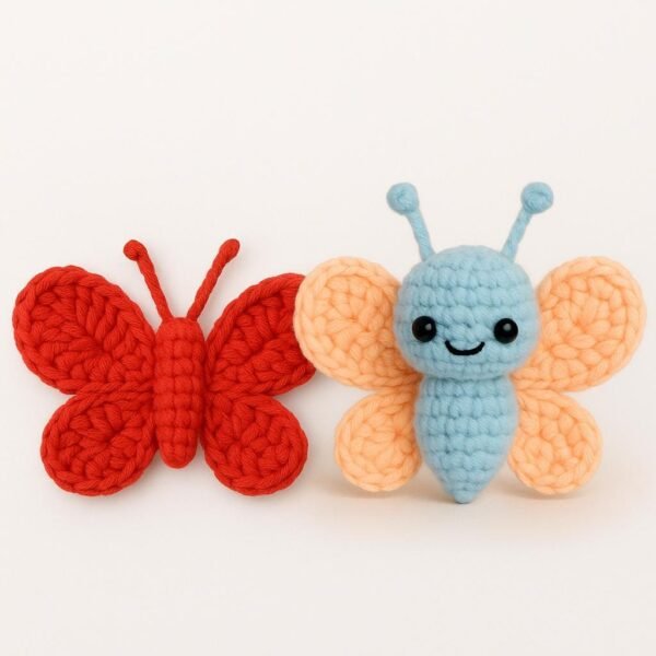 Crochet Butterfly Pattern Bundle | 2 PDF Patterns | Amigurumi Butterfly