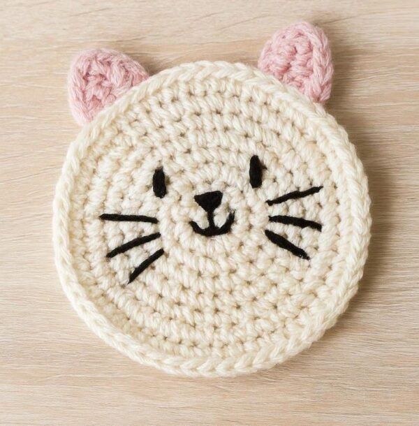 il_fullxfull.7387731017_1g1z.jpg Crochet Coaster Pattern Bundle | 2 Easy PDF Patterns – Cat & Pumpkin Coaster Set