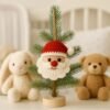 il_fullxfull.7417570512_sclt.jpg Christmas Santa Ornament Crochet Pattern, Simple Beginner Amigurumi Face Design, Holiday PDF Tutorial