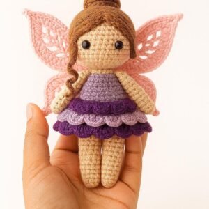 Fairy Doll Pattern PDF | Whimsical Amigurumi Fairy Tutorial | Intermediate Crochet Handmade Decor
