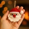 il_fullxfull.7422270968_f96k.jpg Christmas Crochet Pattern Bundle PDF – Snowman, Santa Keychain, Face Ornament & Christmas Tree