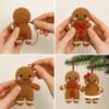 il_fullxfull.7423605929_8y1x.jpg Gingerbread Man & Woman Crochet Pattern | Christmas Amigurumi Ornament | Easy Gingerbread Couple PDF Tutorial