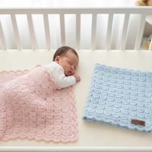 shell Stitch Blanket Crochet Pattern PDF | Quick & Easy Beginner Tutorial
