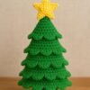Christmas Cone Pattern PDF • Beginner Holiday Craft • Layered Leaves & Star Topper Tutorial